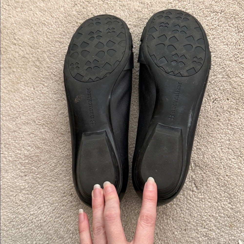 Naturalizer Black Leather Loafers - Picture 5 of 5